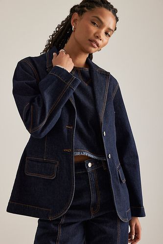 Blazer en denim Birla en Blue taille: Uk 6 chez Anthropologie - Baum und Pferdgarten - Modalova