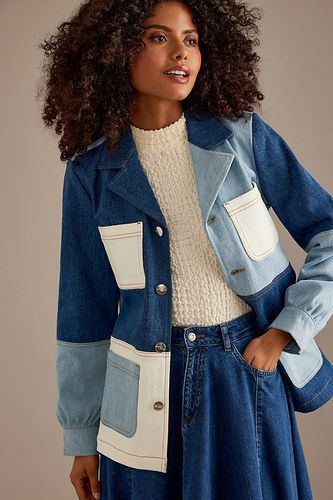 Veste de Travail Patchée Piper en Blue, taille: Uk 8 chez Anthropologie - Seventy + Mochi - Modalova