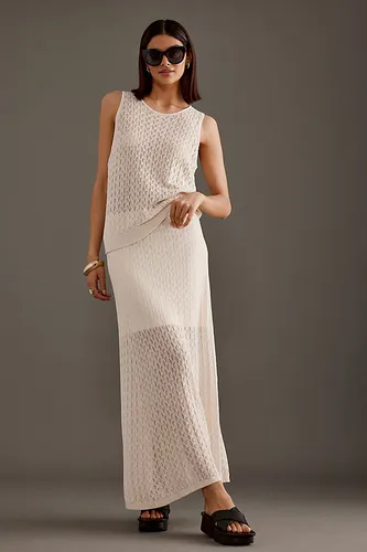 Agny Jupe tricotée taille haute en taille: M chez Anthropologie - Selected Femme - Modalova