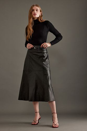 Jupe mi-longue en cuir à ceinture Ella en taille: Uk 10 chez Anthropologie - Selected Femme - Modalova