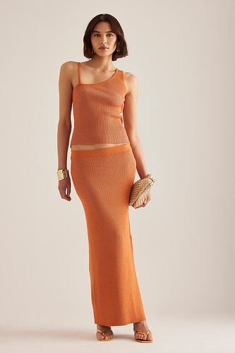 Sacheryl Rib Knit Maxi Skirt en Yellow taille: XS chez Anthropologie - Samsoe Samsoe - Modalova