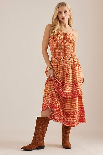 Jupe Mi-Longue Cosette Ra Ra en Orange taille: Uk 8 chez Anthropologie - Damson Madder - Modalova