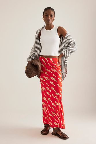 Marina Dorris Maxi Skirt en Red taille: Uk 6 chez Anthropologie - Never Fully Dressed - Modalova