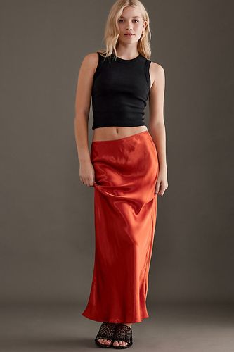 Satin Bias Maxi Slip Skirt en taille: Uk 12 chez - Anthropologie - Modalova