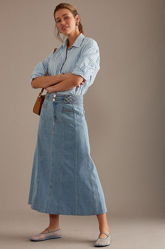 Jupe longue en denim Willow en taille: Uk 6 chez Anthropologie - Seventy + Mochi - Modalova