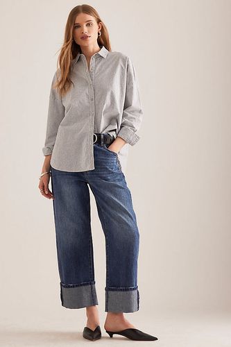 Jeans Droits à Revers Taille Haute Ryder en Blue, taille: 25 chez Anthropologie - Pistola - Modalova