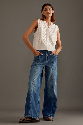 Jeans Corset Coutures Taille Haute Jambes Larges en , taille: 27 chez Anthropologie - Pilcro - Modalova