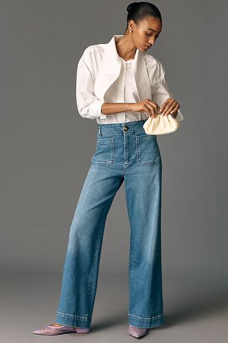 Le Jean Large Longueur Cheville Colette par : Édition Poche Brodée en , taille: 32 chez Anthropologie - Maeve - Modalova