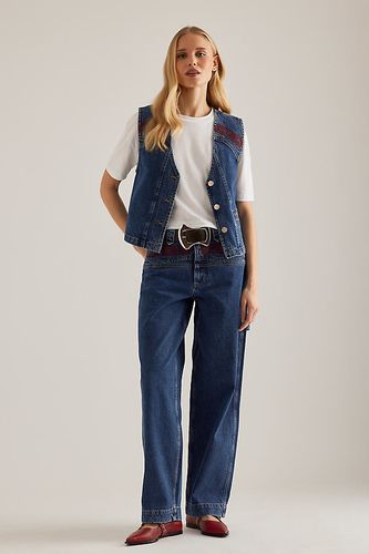Jeans Brodés Drew Texas en Blue, taille: Uk 10 chez Anthropologie - Damson Madder - Modalova