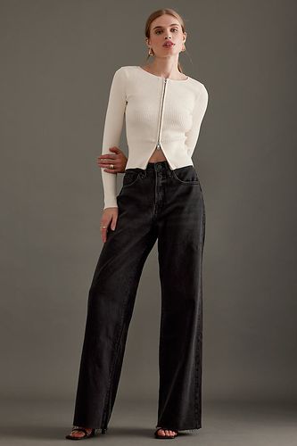 Jeans Relaxed Taille Mi-Haute Good Ease en Black, taille: 25 chez Anthropologie - Good American - Modalova