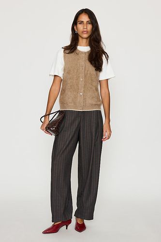 Pantalon tonneau ajusté à rayures taille: Uk 6 - By Anthropologie - Modalova