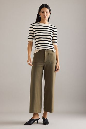 Le Pantalon Large Raccourci Colette par Maeve: Édition Ponte par en taille: 23 chez Anthropologie - The Colette Collection by Maeve - Modalova