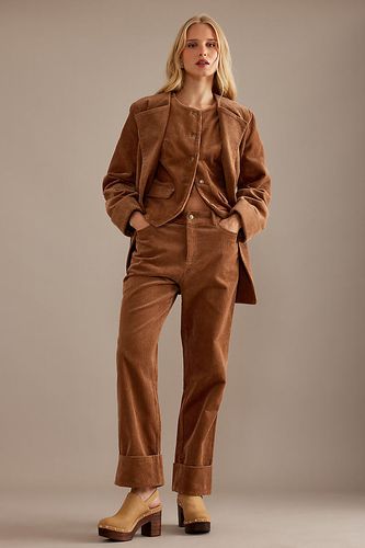 Pantalon en velours côtelé Salma en Brown taille: Uk 6 chez Anthropologie - ALIGNE - Modalova