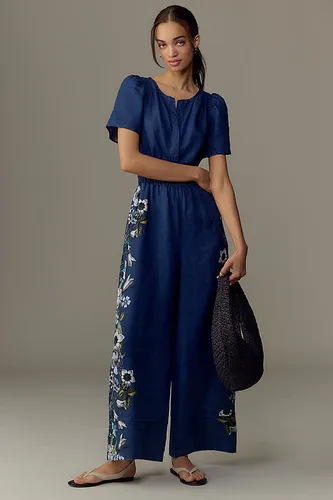 The Somerset Jumpsuit: Linen Printed Edition par , taille: 2XS - The Somerset Collection by Anthropologie - Modalova