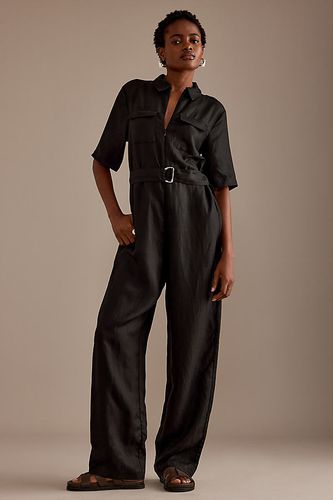 Combinaison Zippée Devant Allesandra en Black taille: Uk 6 chez Anthropologie - Selected Femme - Modalova