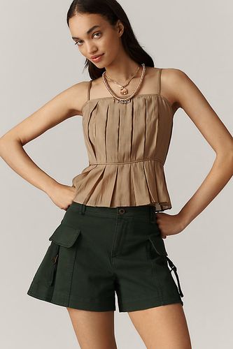 Shorts Utilitaires à Boucle en Green, taille: 4 - By Anthropologie - Modalova