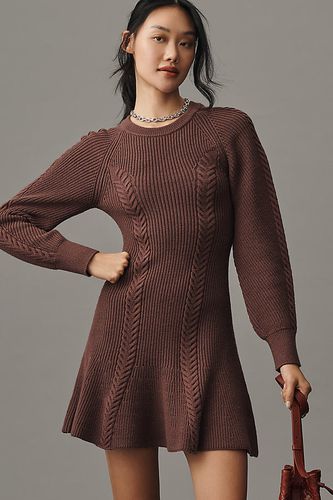 Robe patineuse en maille en taille: 2XS - By Anthropologie - Modalova