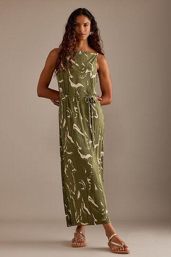 Robe Longue Rya Ellie Imprimé Abstrait en Green taille: M chez Anthropologie - Selected Femme - Modalova