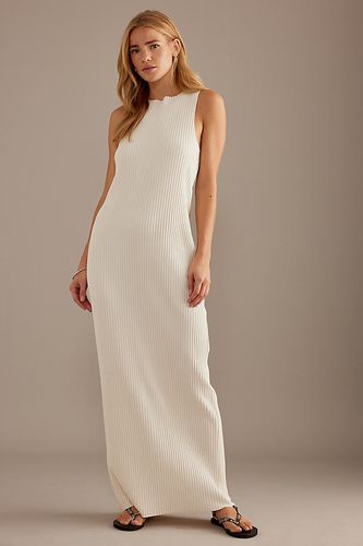 Robe Longue Sans Manches Tenna Silla Avec Torsion en Beige taille: L chez Anthropologie - Selected Femme - Modalova