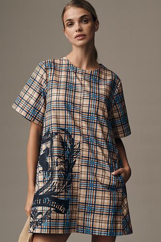 Short-Sleeve Crew-Neck Swing Mini Dress en taille: 2XS chez Anthropologie - Maeve - Modalova