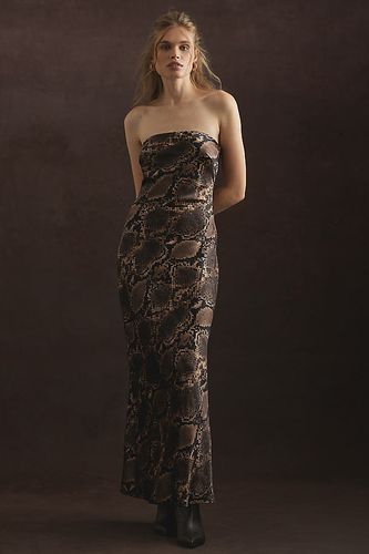 Robe longue sans bretelles imprimé serpent Shona taille: Uk 16 chez Anthropologie - 4th & Reckless - Modalova