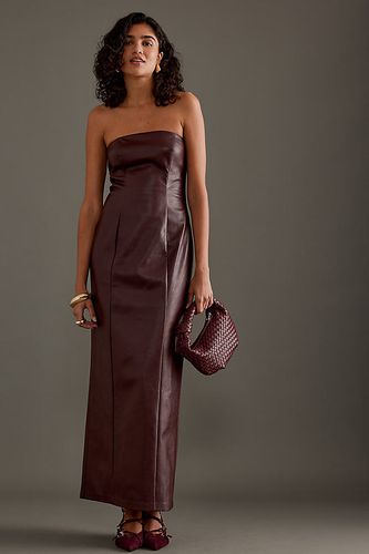 Karina Robe Bandeau Maxi en Simili-Cuir en taille: Uk 12 chez Anthropologie - 4th & Reckless - Modalova