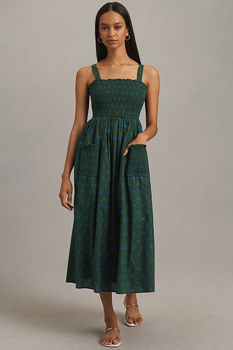 Robe mi-longue froncée Pinnacle par Shruti Sancheti par taille: XS chez Anthropologie - Pinnacle by Shruti Sancheti - Modalova