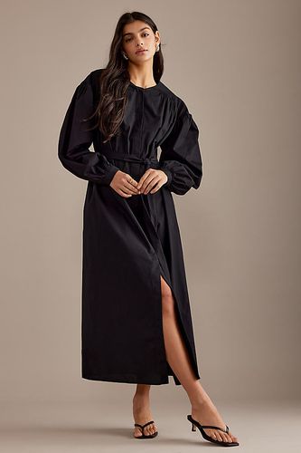 Robe midi volumineuse Nala en Black taille: Uk 8 chez Anthropologie - ALIGNE - Modalova