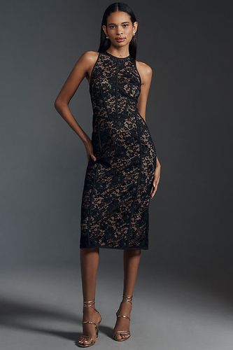 Robe Fourreau Mi-Longue En Dentelle À Col Halter Par Anthropologie par en taille: L - By Anthropologie - Modalova