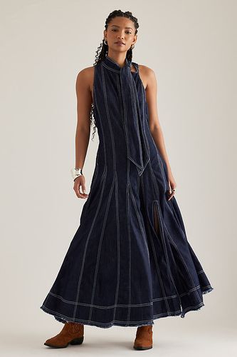 Robe Maxi en Denim Sans Manches Aline en taille: Uk 6 chez Anthropologie - Pilcro - Modalova