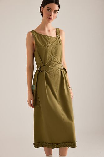 Robe midi ceinturée Tate en taille: Uk 12 chez Anthropologie - Damson Madder - Modalova