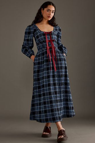 Robe Midi Dakota Naud Prune Garance par taille: Uk 6 chez Anthropologie - Damson Madder - Modalova