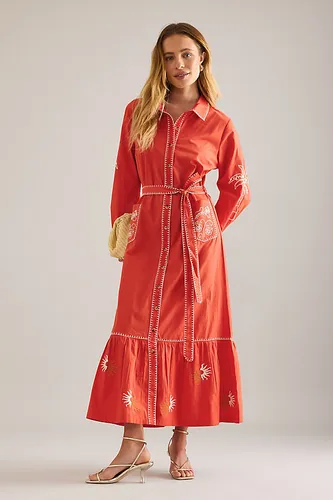Robe chemise longue Pollenca en taille: Uk 8 chez Anthropologie - Never Fully Dressed - Modalova