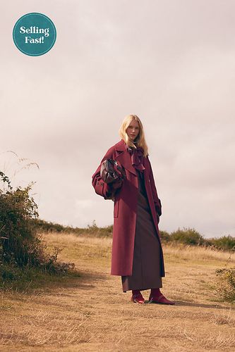 Manteau surdimensionné en mélange de laine taille: Uk 12 - By Anthropologie - Modalova