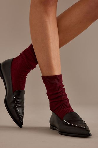 Mocassins en cuir cloutés par en Black, taille: 36 - Par Anthropologie - Modalova