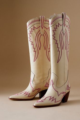 Bottes Western Loretta à Enfiler x Anthropologie en White taille: 37 - Matisse - Modalova