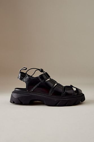 Sandales en cuir aspect cage Serefina en taille: 40 chez Anthropologie - Miista - Modalova