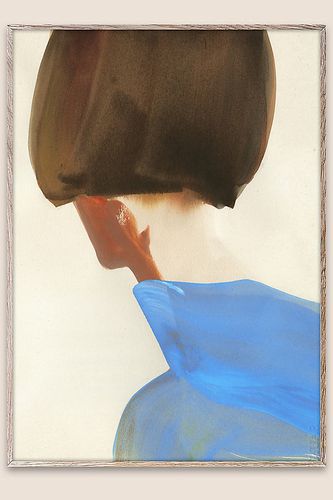 Lithographie encadrée The Blue Cape d'Amelie Hegardt par chez Anthropologie - Paper Collective - Modalova