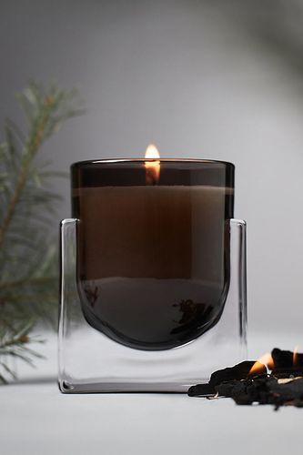 Found Notes Spice Evergreen & Embers Boxed Candle par en Black taille: S - Found Notes by Anthropologie - Modalova
