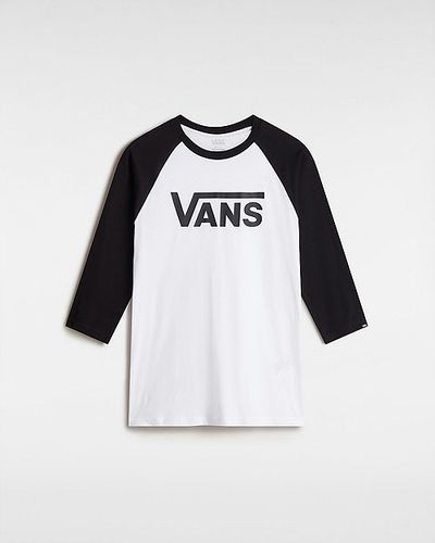 T-shirt Raglan Classic (white/black) , Taille L - Vans - Modalova