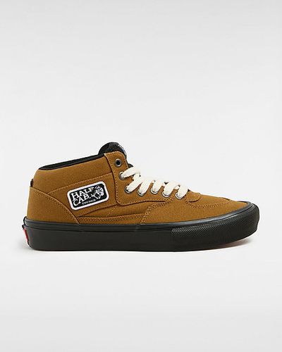 Chaussures Skate Half Cab Duck Canvas (golden Brown/bl) Unisex , Taille 34.5 - Vans - Modalova