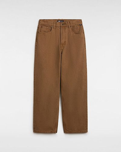 Pantalon En Denim Baggy Check-5 (sepia) , Taille 28 - Vans - Modalova
