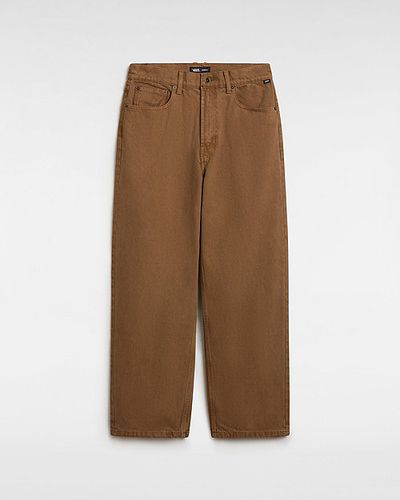 Pantalon En Denim Baggy Check-5 (sepia) , Taille 30 - Vans - Modalova