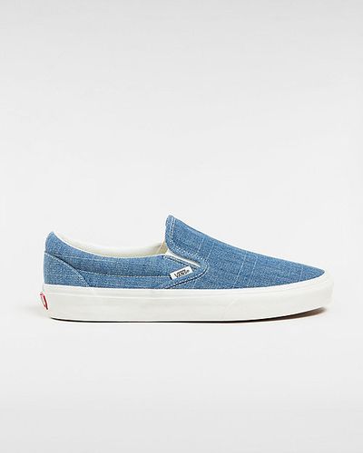 Chaussures En Lin Classic Slip-on Summer (threaded Denim Blue/white) Unisex , Taille 35 - Vans - Modalova