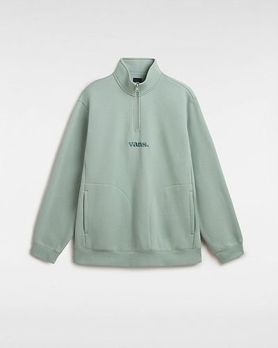 Sweatshirt Lowered Quarter Zip (iceberg Green) , Taille L - Vans - Modalova