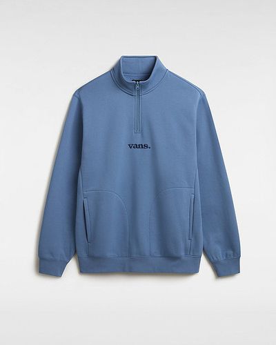 Sweatshirt Lowered Quarter Zip (copen Blue) , Taille L - Vans - Modalova