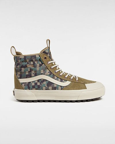 Chaussures Imperméables Mte Sk8-hi (camo/checkerboa) Unisex , Taille 34.5 - Vans - Modalova