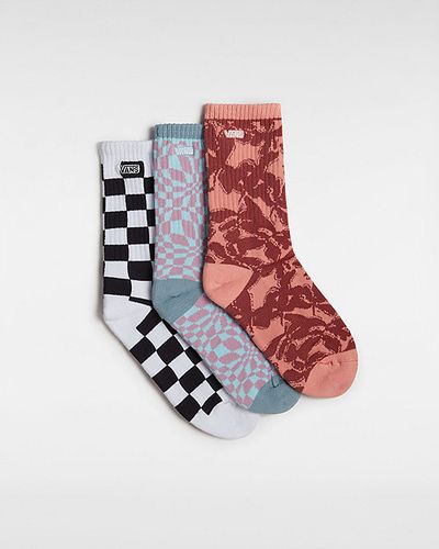 Chaussettes Threefer (1 Paire) (lobster Bisque) , Taille 36.5-41 - Vans - Modalova