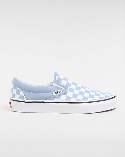 Chaussures Classic Slip-on Checkerboard (color Theory Checkerboard Dusty Blue) Unisex , Taille 35 - Vans - Modalova