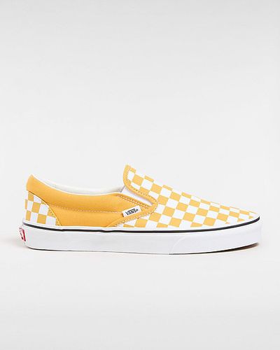 Chaussures Classic Slip-on Checkerboard (color Theory Checkerboard Golden Glow) Unisex , Taille 35 - Vans - Modalova